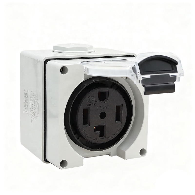 Outdoor Power Receptacle Box - 30-A-Steckdosenbox NEMA 14-30R-Steckdose 125/250 Volt, staubdicht