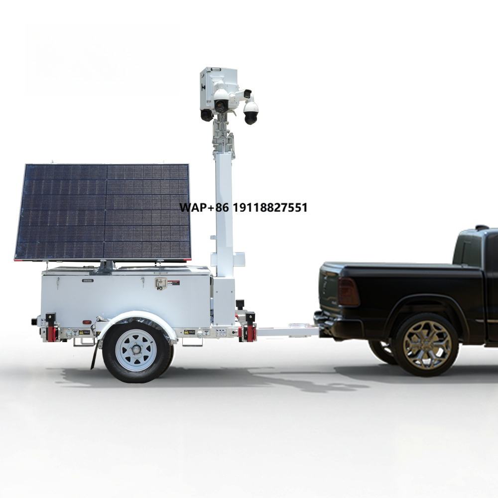 Outdoor Power Tower - Solarstromeinheit, Anhänger, mobiler Solarüberwachungsturm, Fernüberwachung, 2