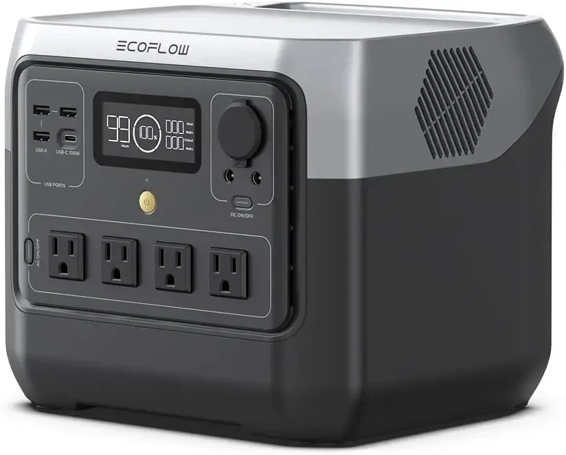 Outdoor Power Tower - EF ECOFLOW Tragbare Powerstation RIVER 2