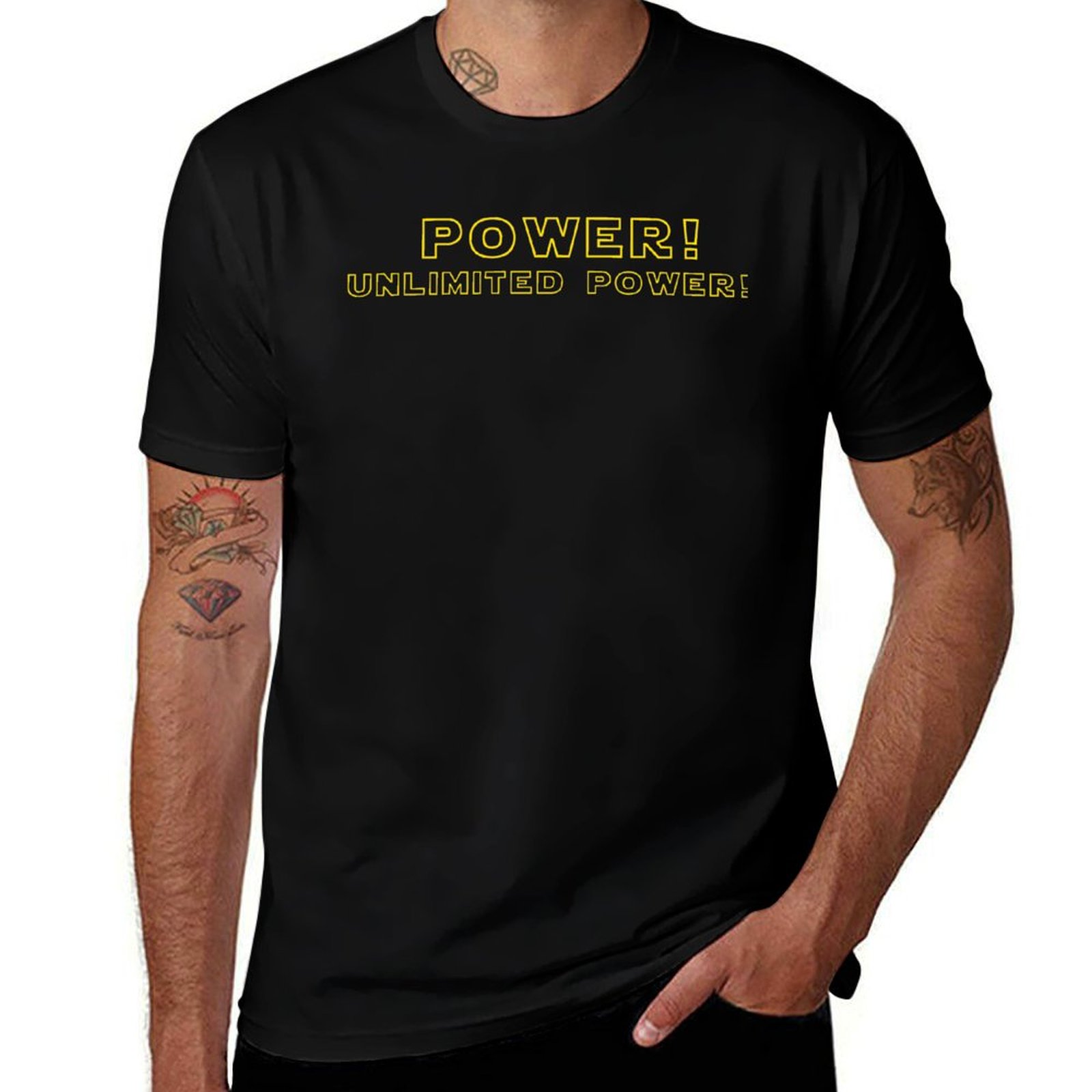Outdoor Power Unlimited - Kraft! Unbegrenzte Kraft! T-Shirt für Outdoor-Arbeit