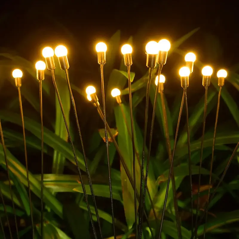 Outdoor Power And Plant - Solare Außenwegbeleuchtung Wasserdicht 6/8/10 Köpfe LED-Betriebene