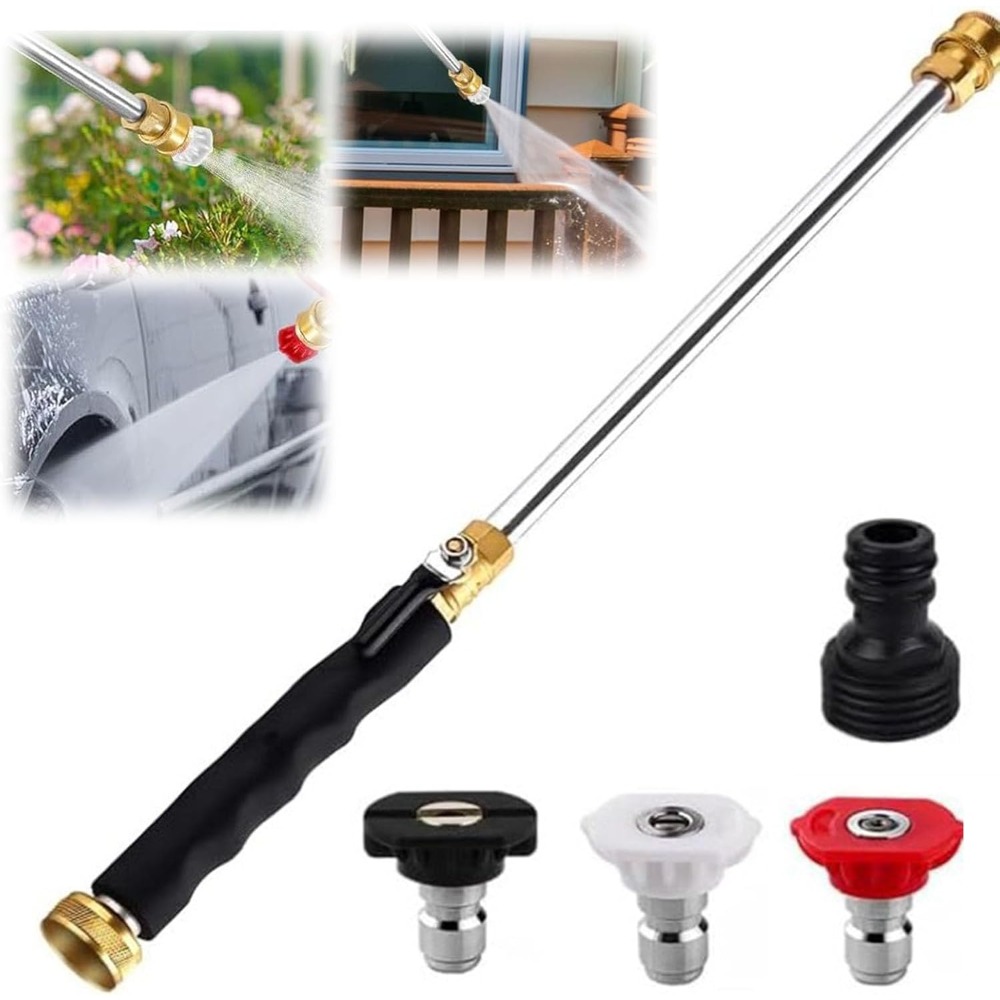 Outdoor Power 'Hose' - Düse für Hochdruckschlauch, Hochdruckdüse für Gartenschlauch,