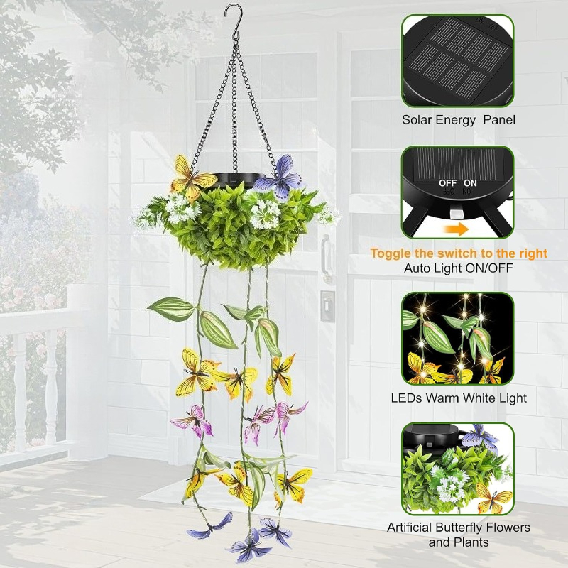 Solarbetriebene Künstliche Hän – Outdoor Power And Plant Bewertung und Preis