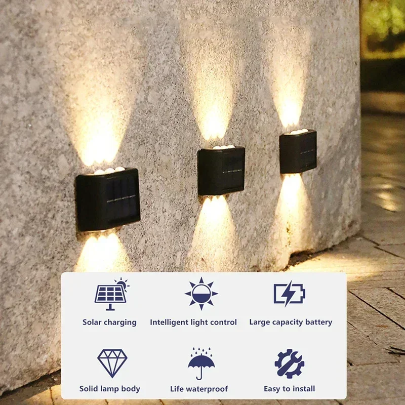 LED Solarleuchte für Außen, Wa – Outdoor Power Lights Bewertung und Preis