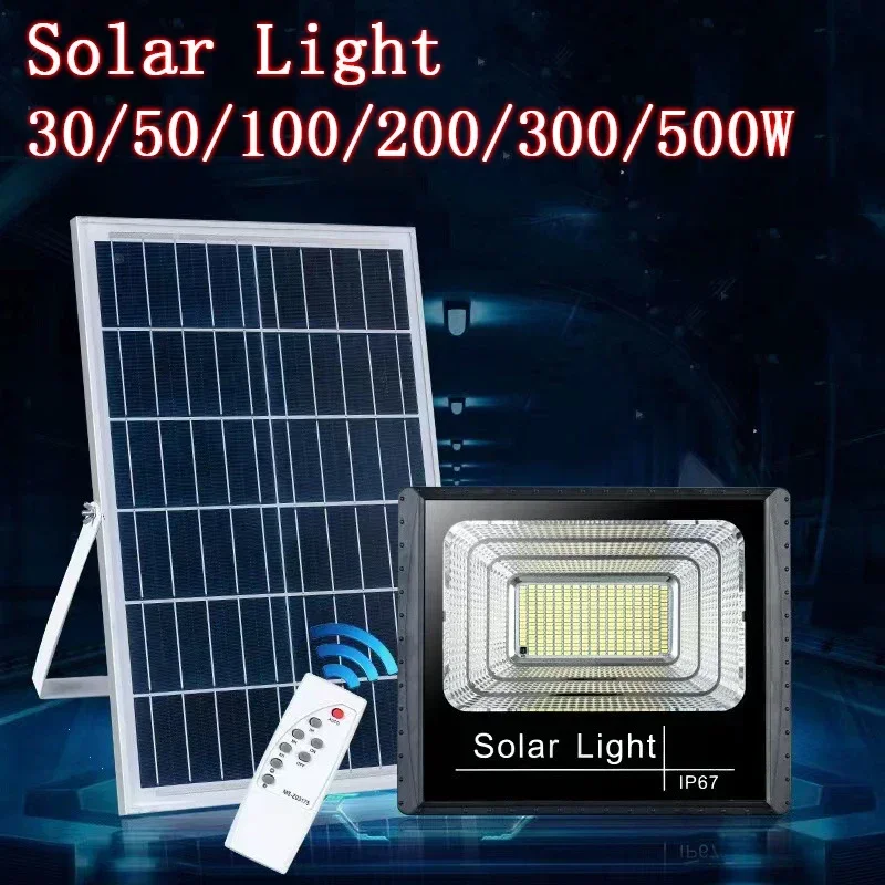 30/50/100/200/300/500 W Solar- – Outdoor Power Lights Bewertung und Preis