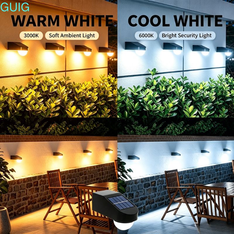5 LED Solar-Wandleuchte für Au – Outdoor Power Brush Bewertung und Preis