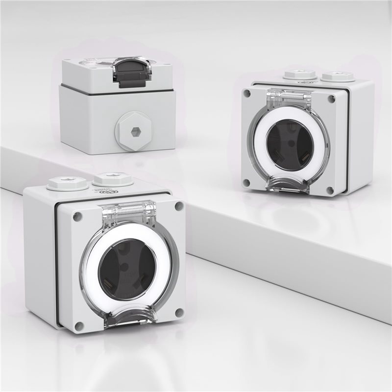 2X 30-Ampere-Steckdosenbox, 12 – Outdoor Power Receptacle Box Bewertung und Preis