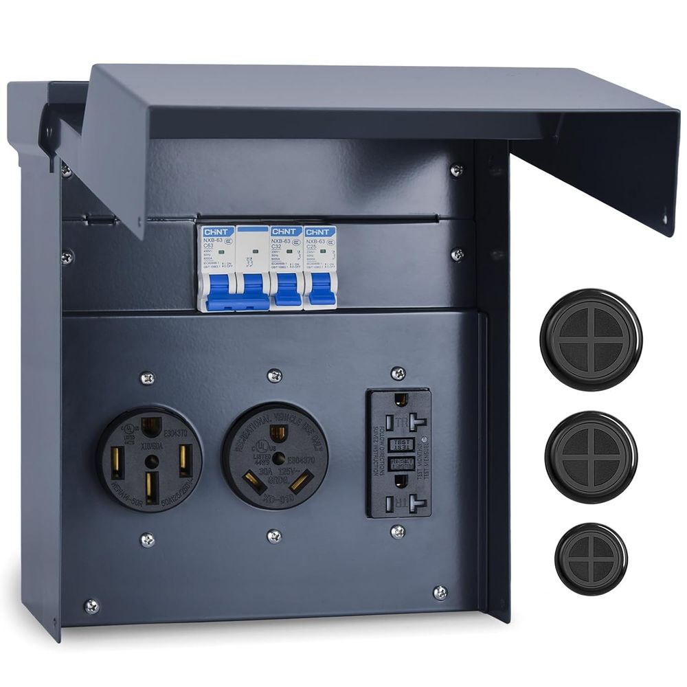 RV-Elektroschalttafel mit Sich – Outdoor Power Receptacle Box Bewertung und Preis