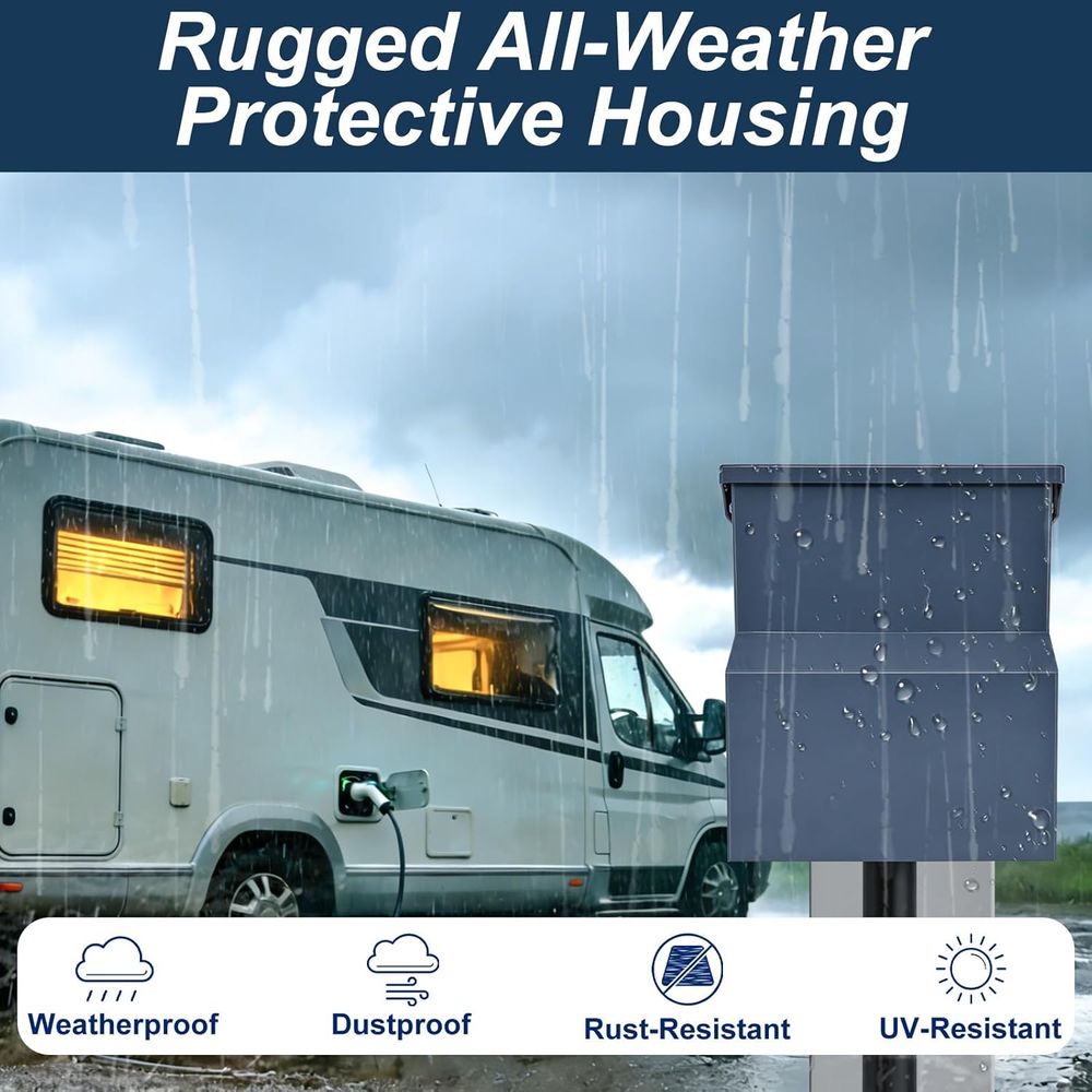 RV-Elektroschalttafel mit Sich – Outdoor Power Receptacle Box Bewertung und Preis