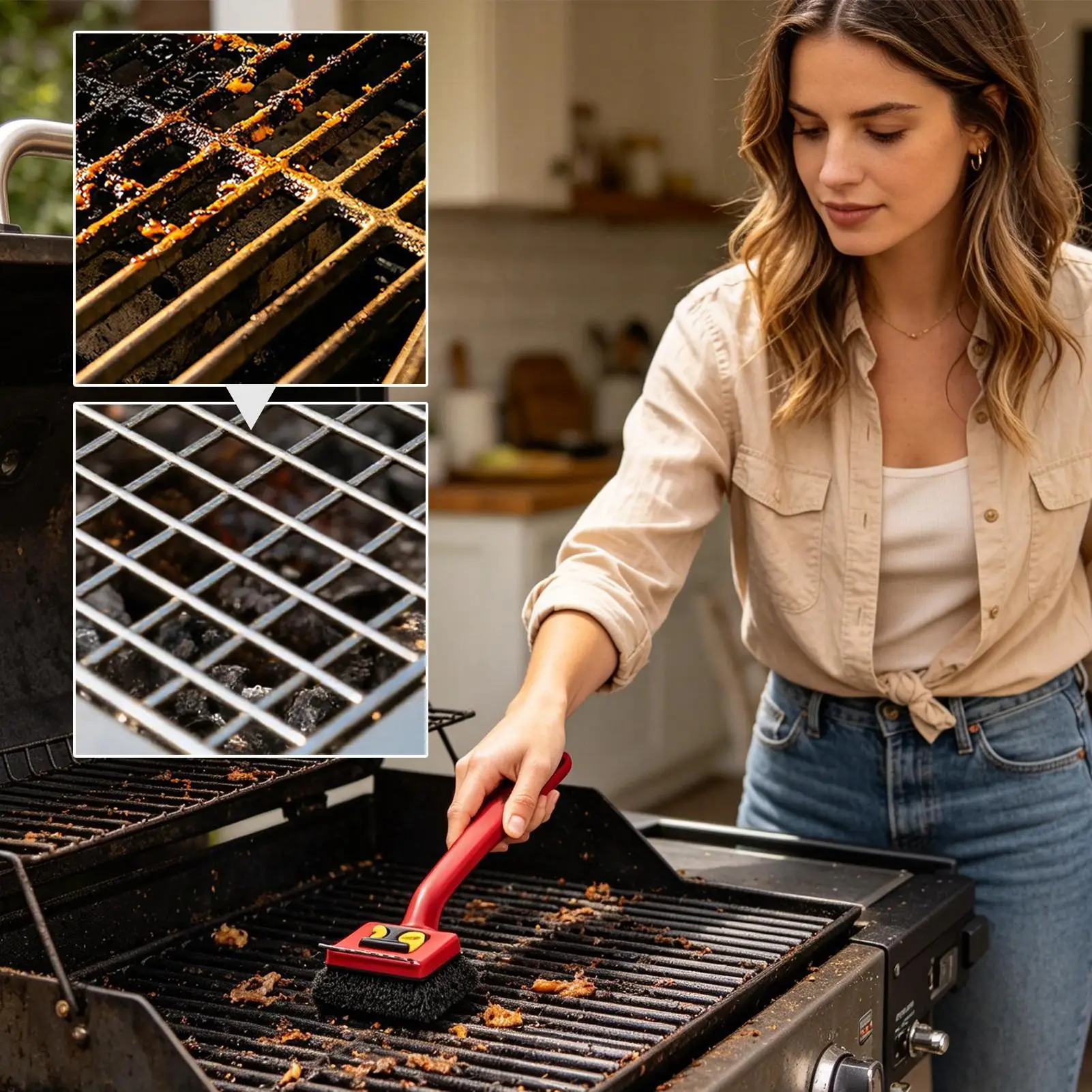 Elektrische Grillbürste mit la – Outdoor Power Brush Bewertung und Preis
