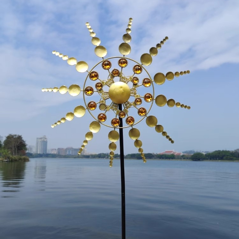 Sonnenblumen-Windmühlen-Spinne – Outdoor Power And Plant Bewertung und Preis
