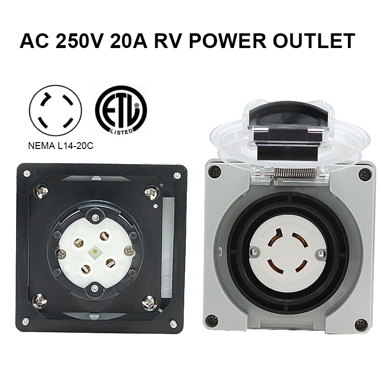 125/250V 20A Generator RV Powe – Outdoor Power Receptacle Box Bewertung und Preis