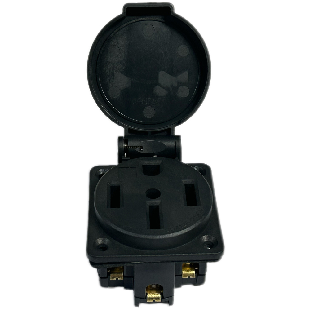 Schwarze Wasserdichte 50 Amper – Outdoor Power Receptacle Box Bewertung und Preis