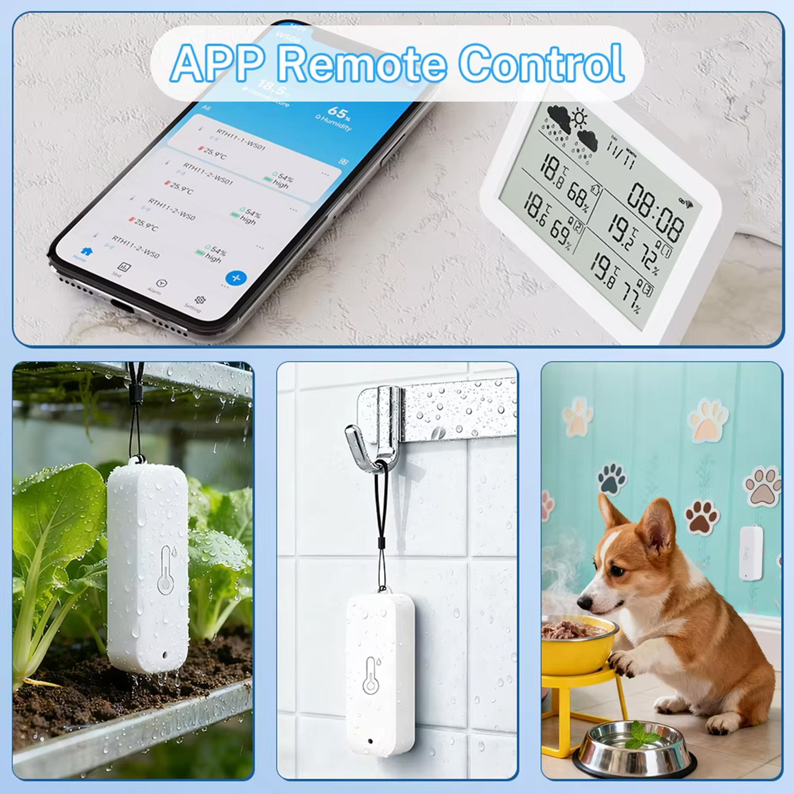 Tuya WiFi+RF433 Wetterstation, – Outdoor Power Tower Bewertung und Preis