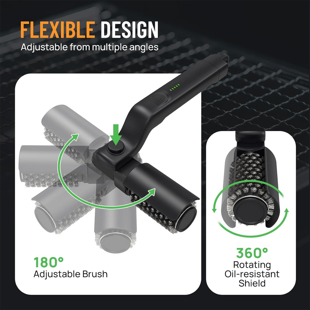 Elektrische Grillbürste, wiede – Outdoor Power Brush Bewertung und Preis
