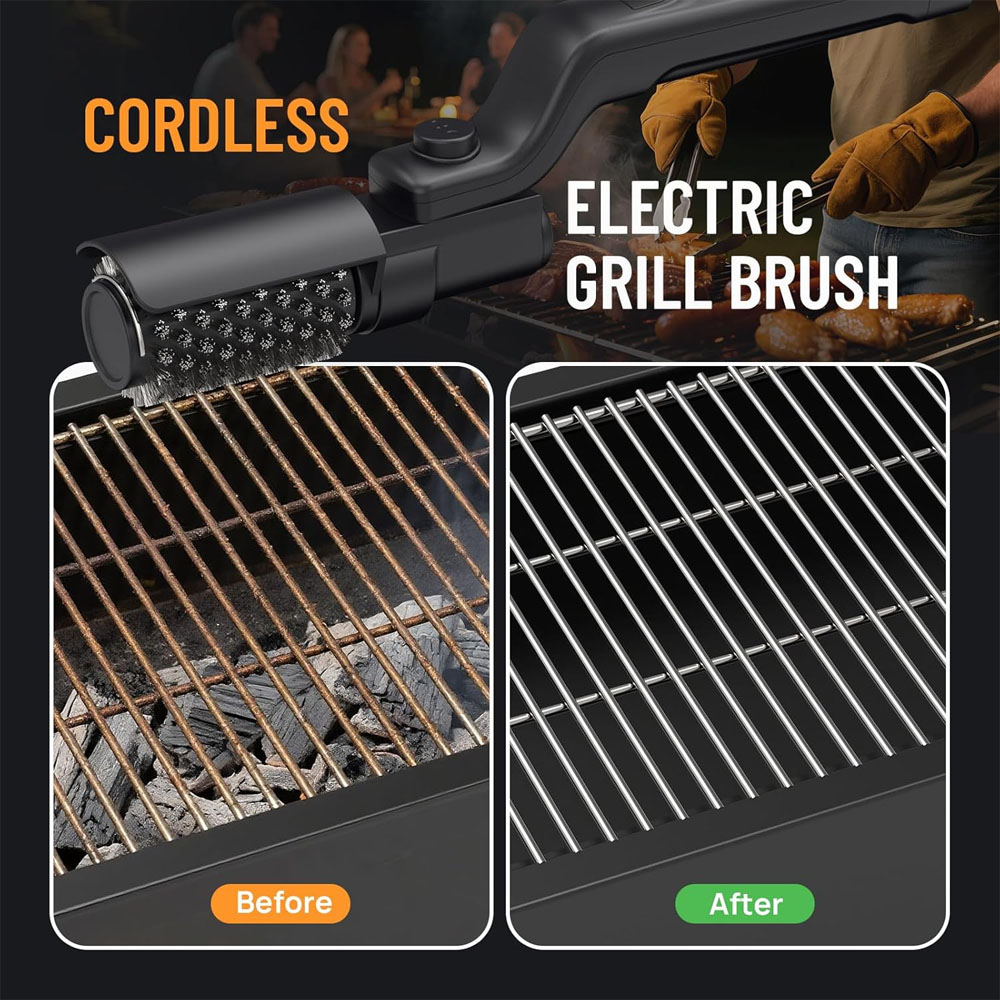 Elektrische Grillbürste, wiede – Outdoor Power Brush Bewertung und Preis