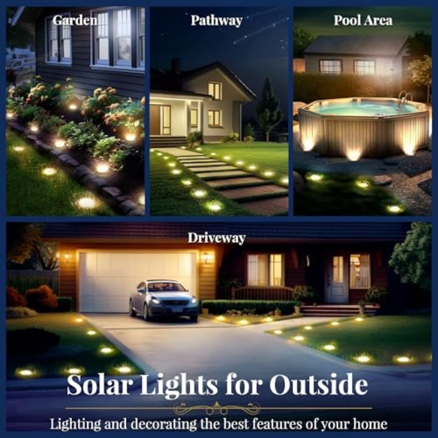 Solar-Bodenleuchten, Solar-Auß – Outdoor Power Lights Bewertung und Preis