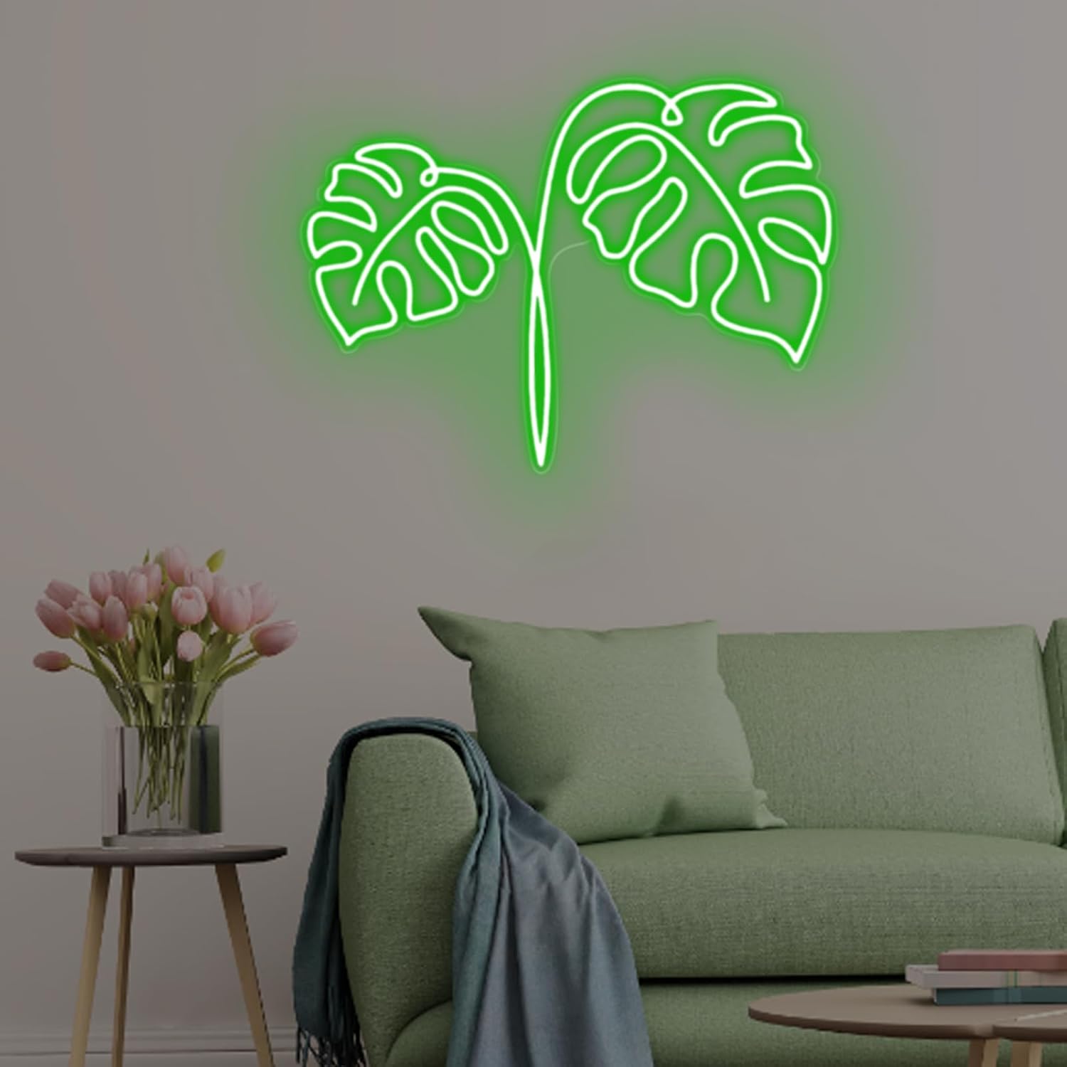 Monstera-Blatt Neonschild USB- – Outdoor Power And Plant Bewertung und Preis